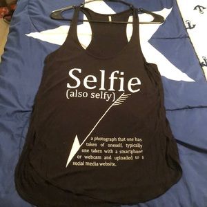 Selfie tank top just for you